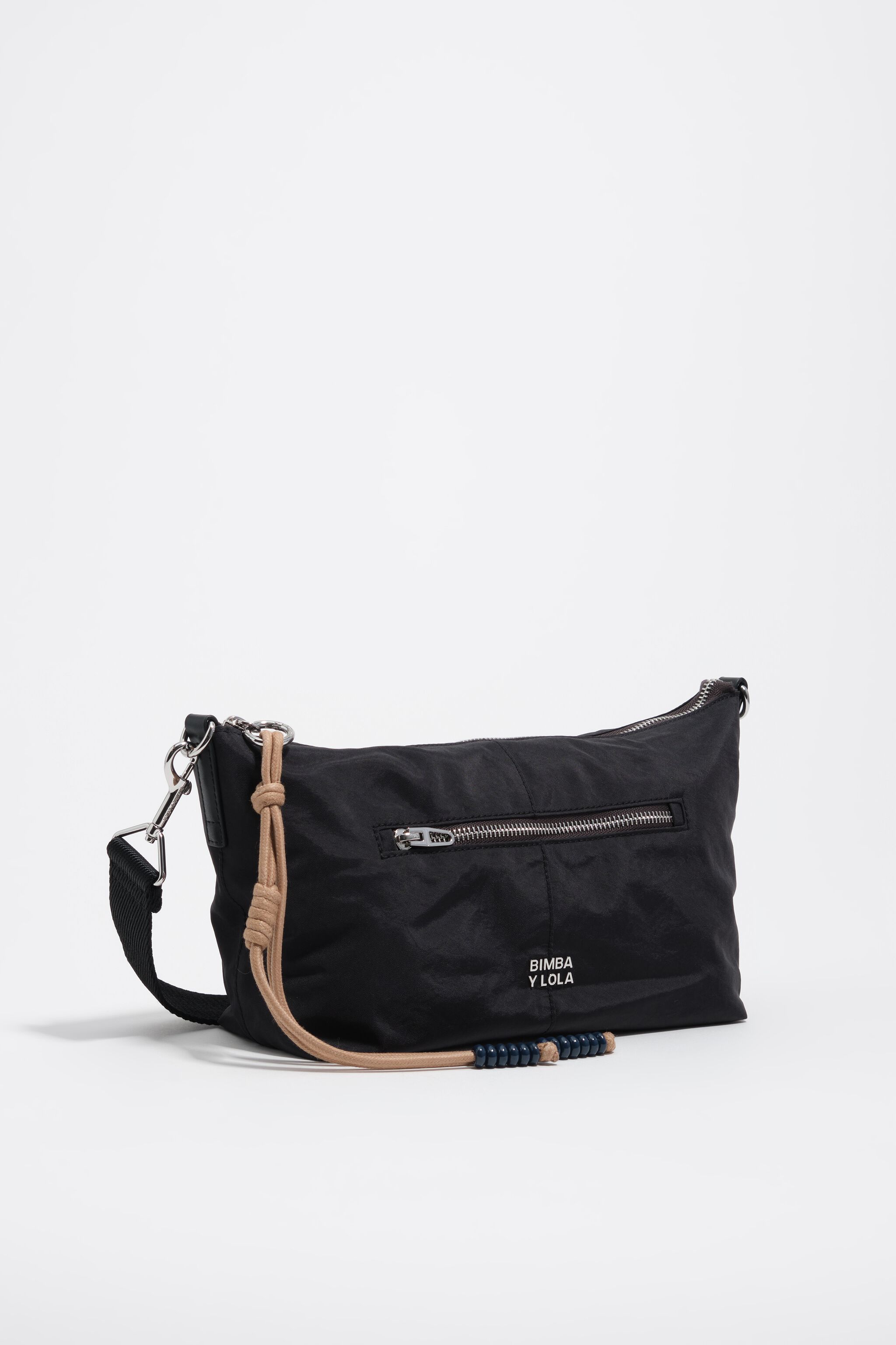 Svart nylon Trapecio-väska