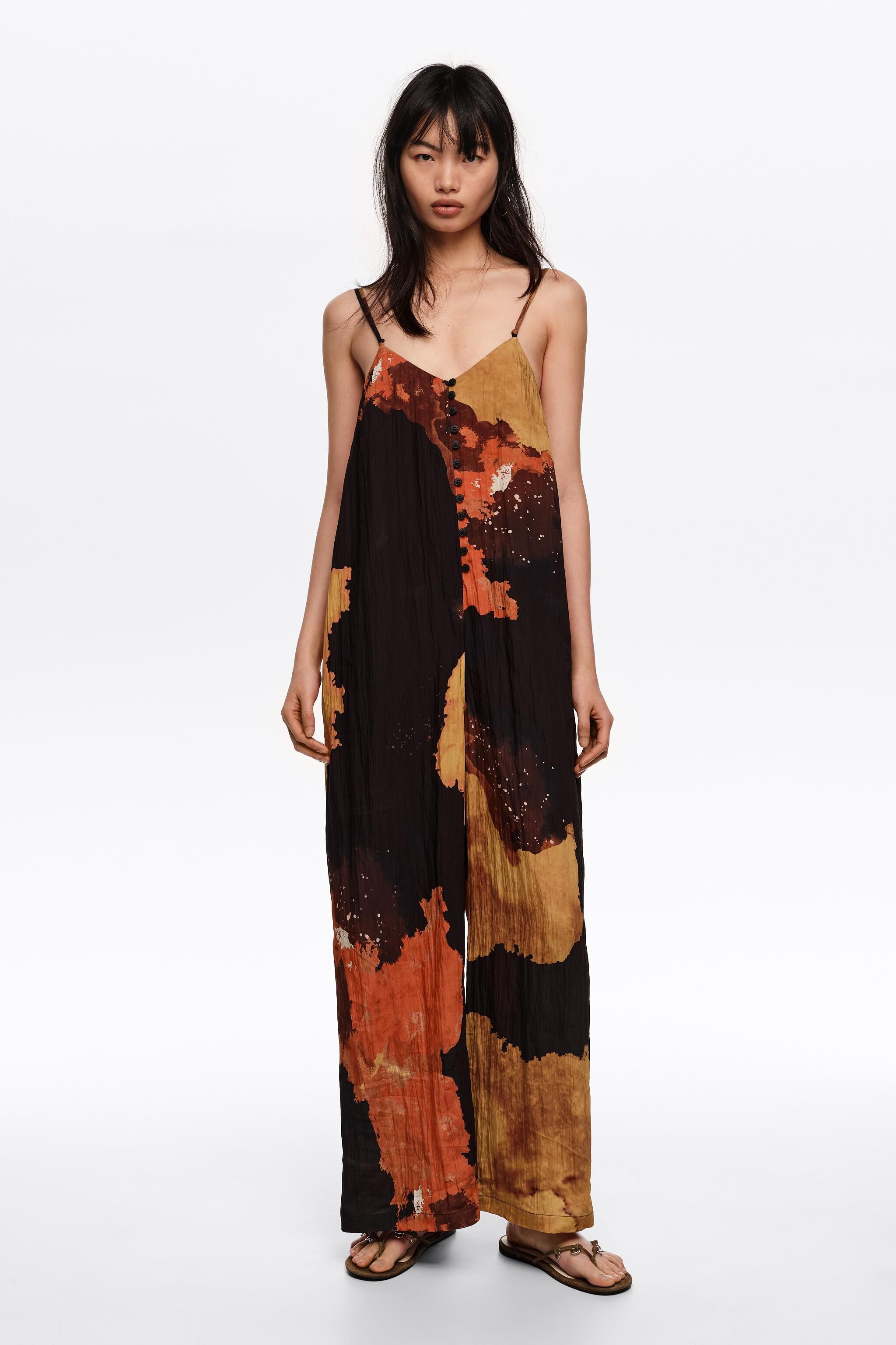 Svart A-linje jumpsuit Svart A-linje jumpsuit