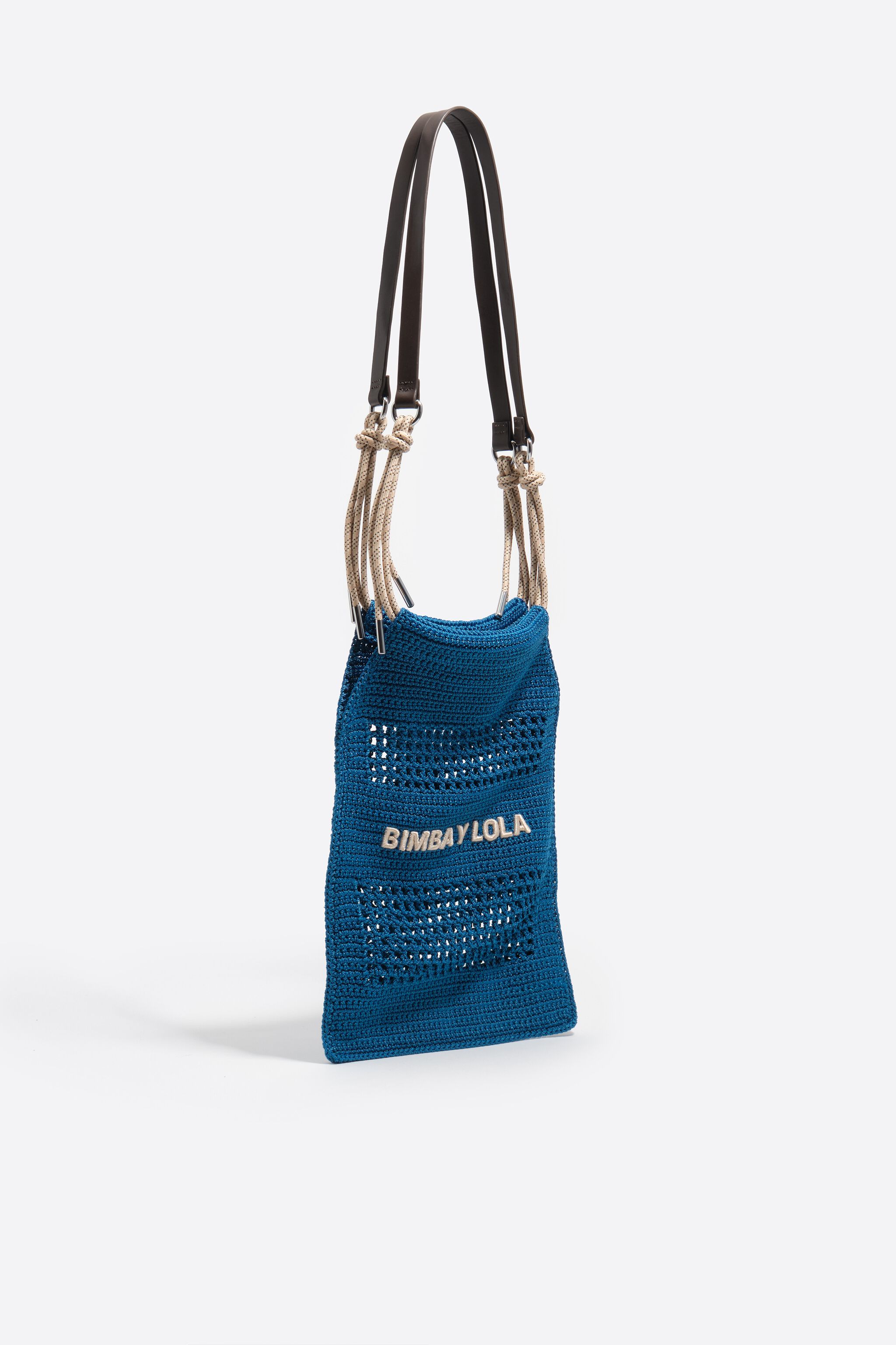 Blå marknadsbag