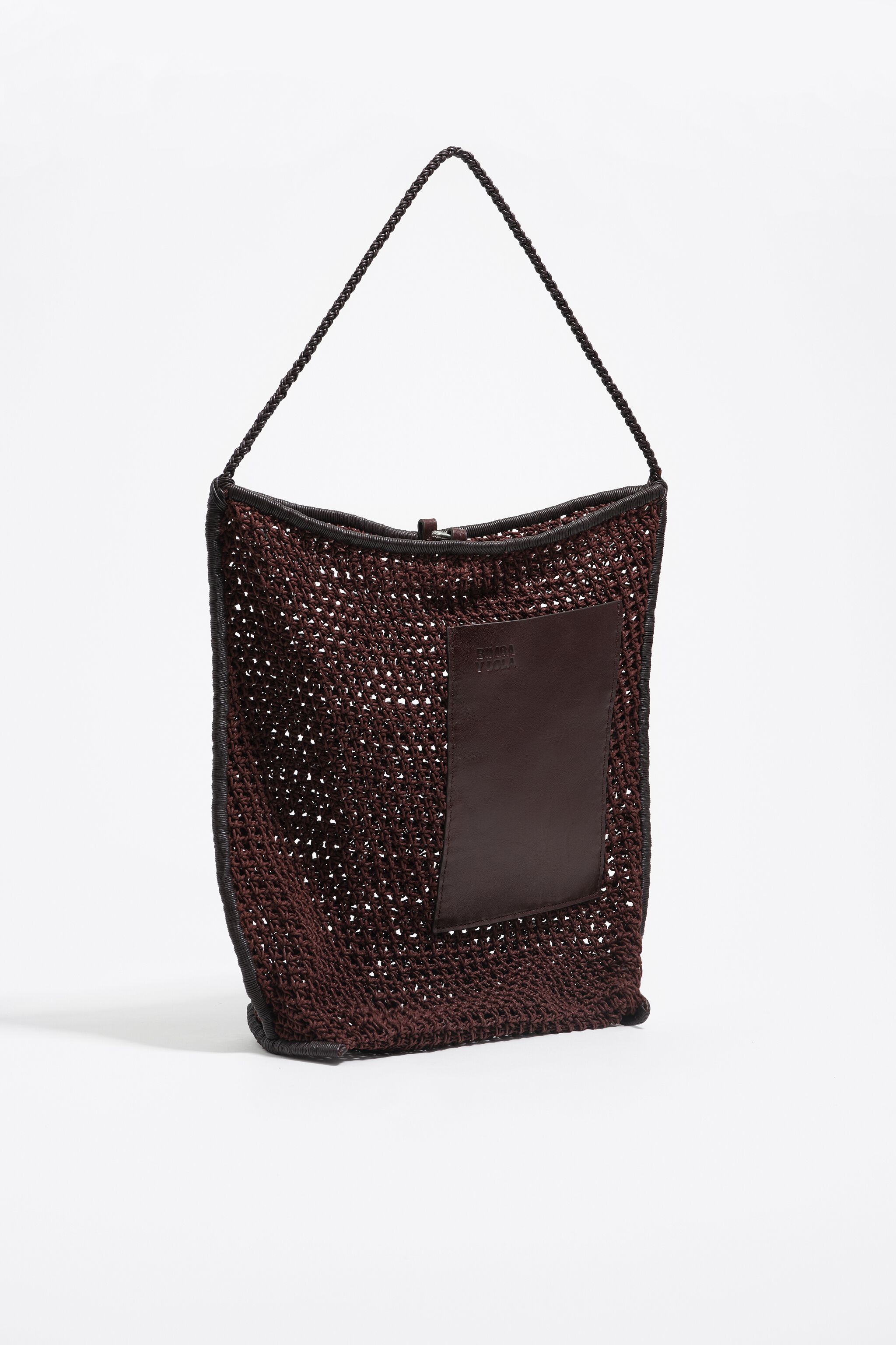Chokladplattad skuldbag