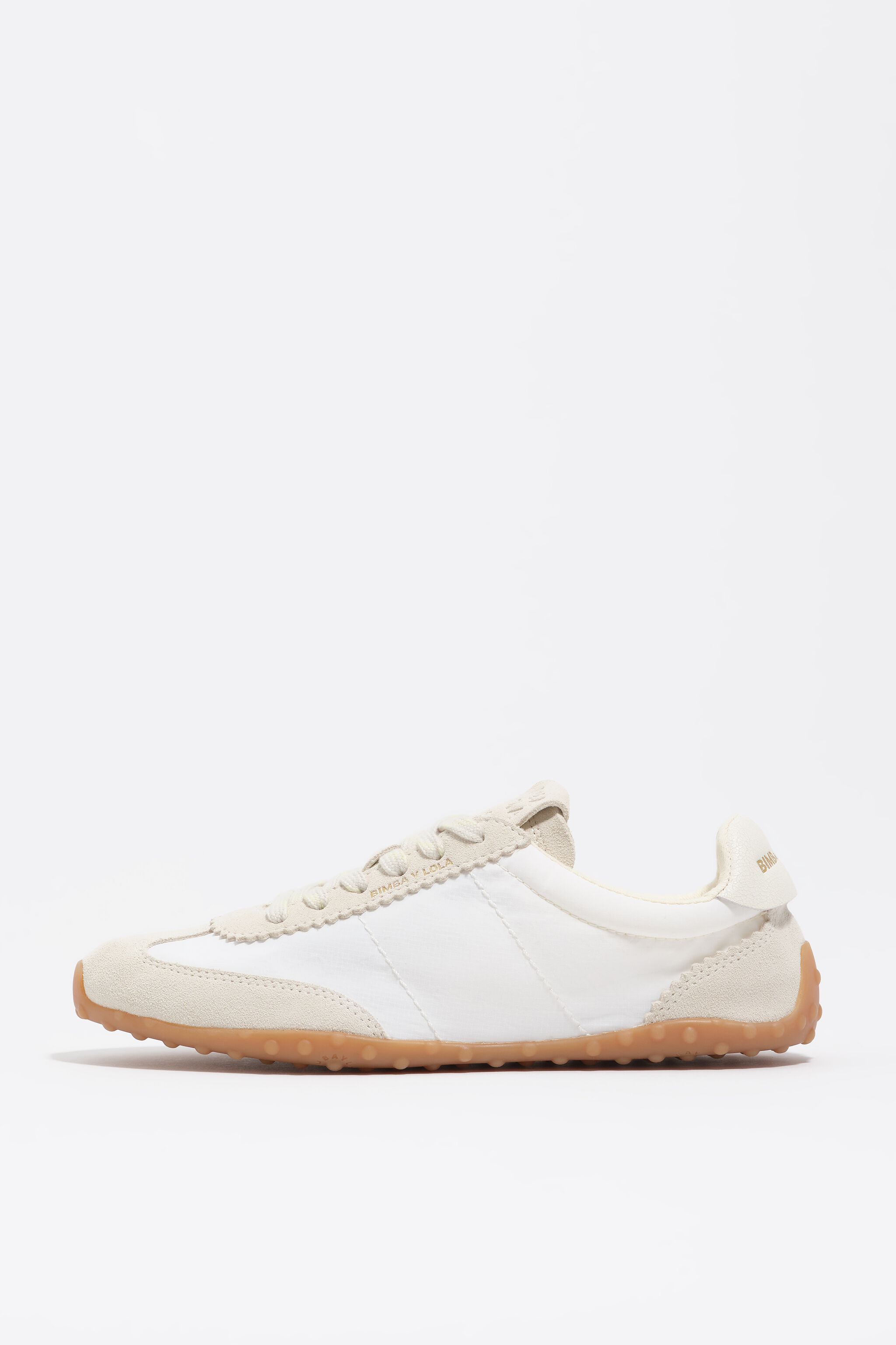 Vit suède och nylon 13 29 sko Vit suède och nylon 13 29 sko
