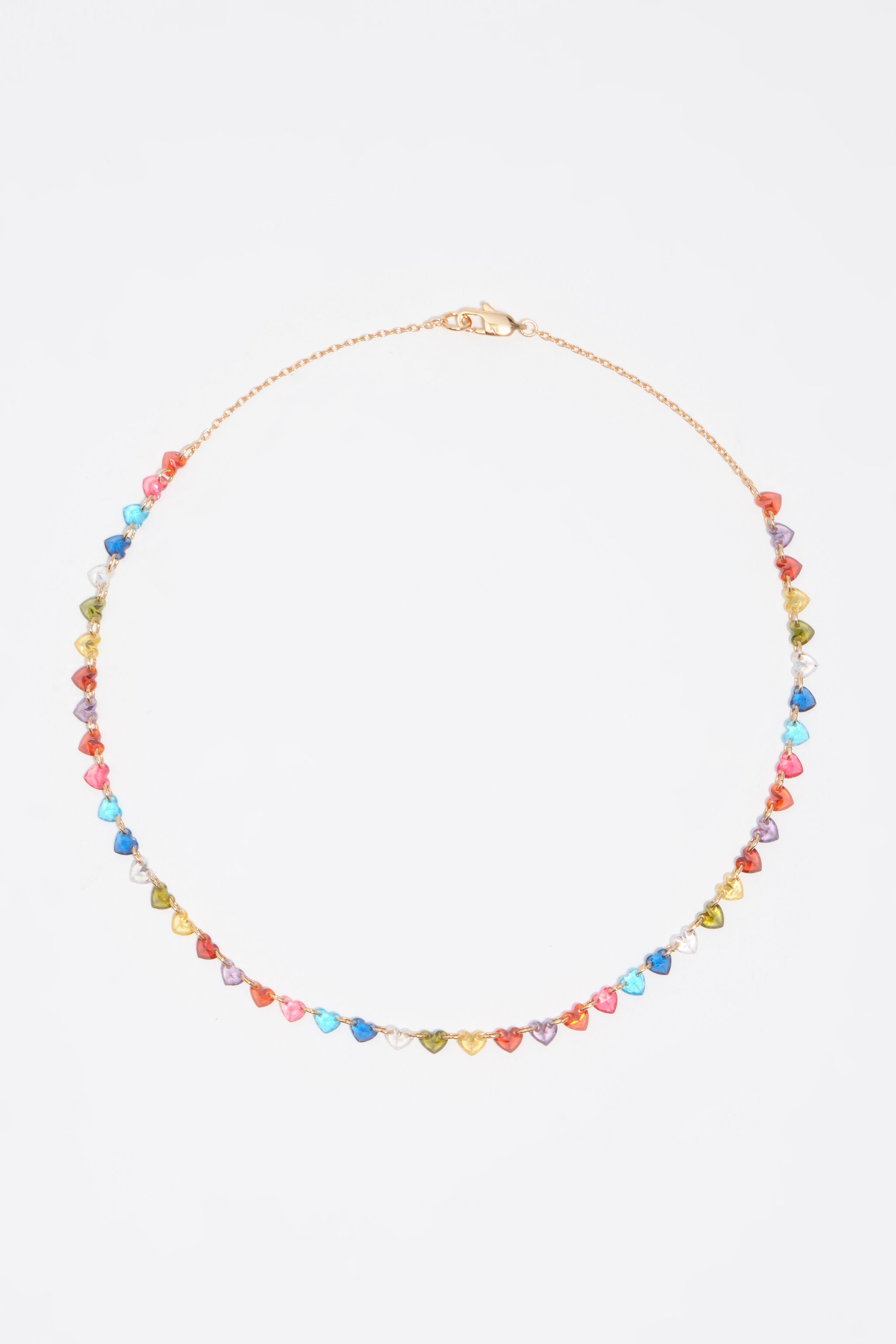 Minimyntkristall halsband i flera färger
