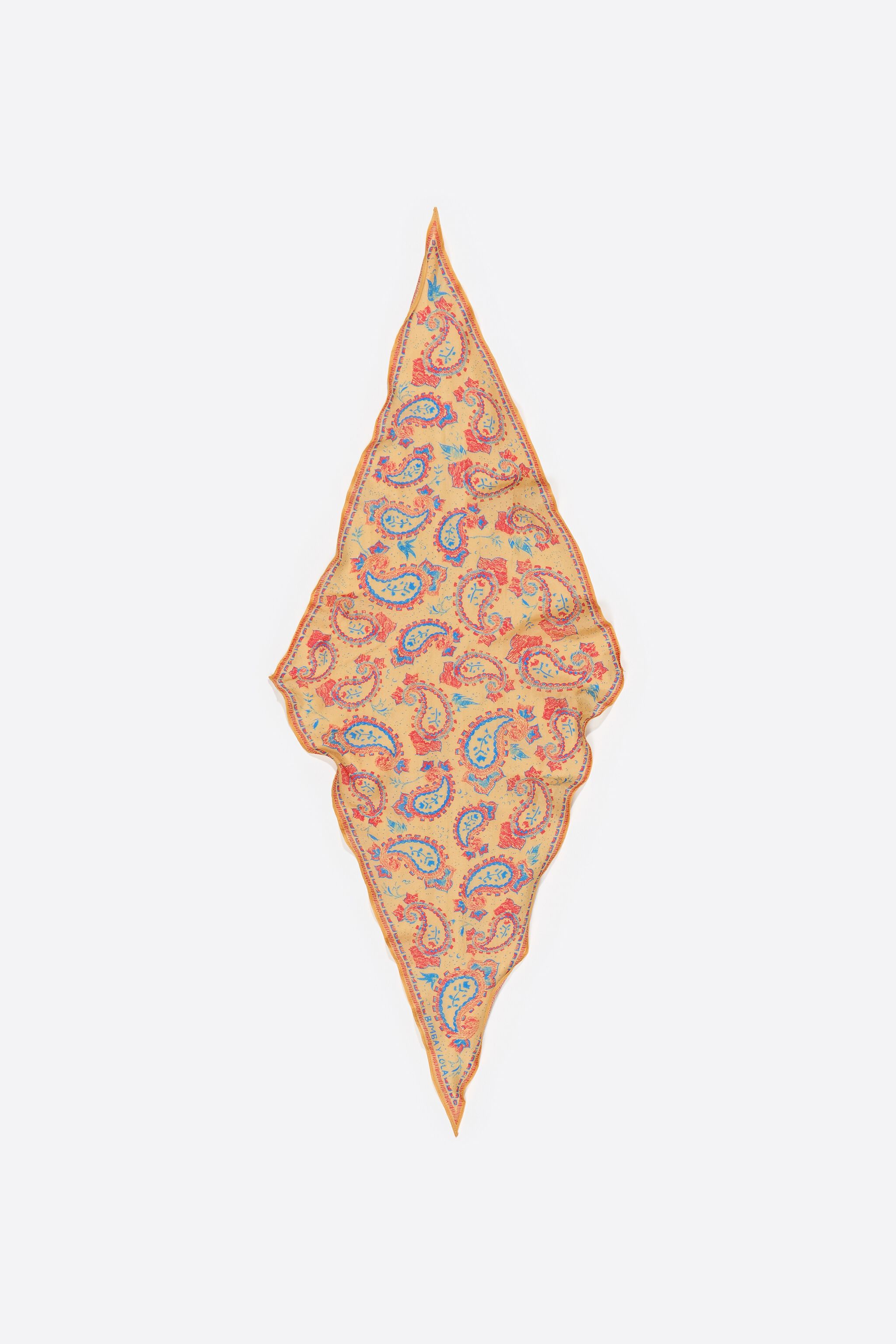 Ljus orange diamant paisley-schal Ljus orange diamant paisley-schal