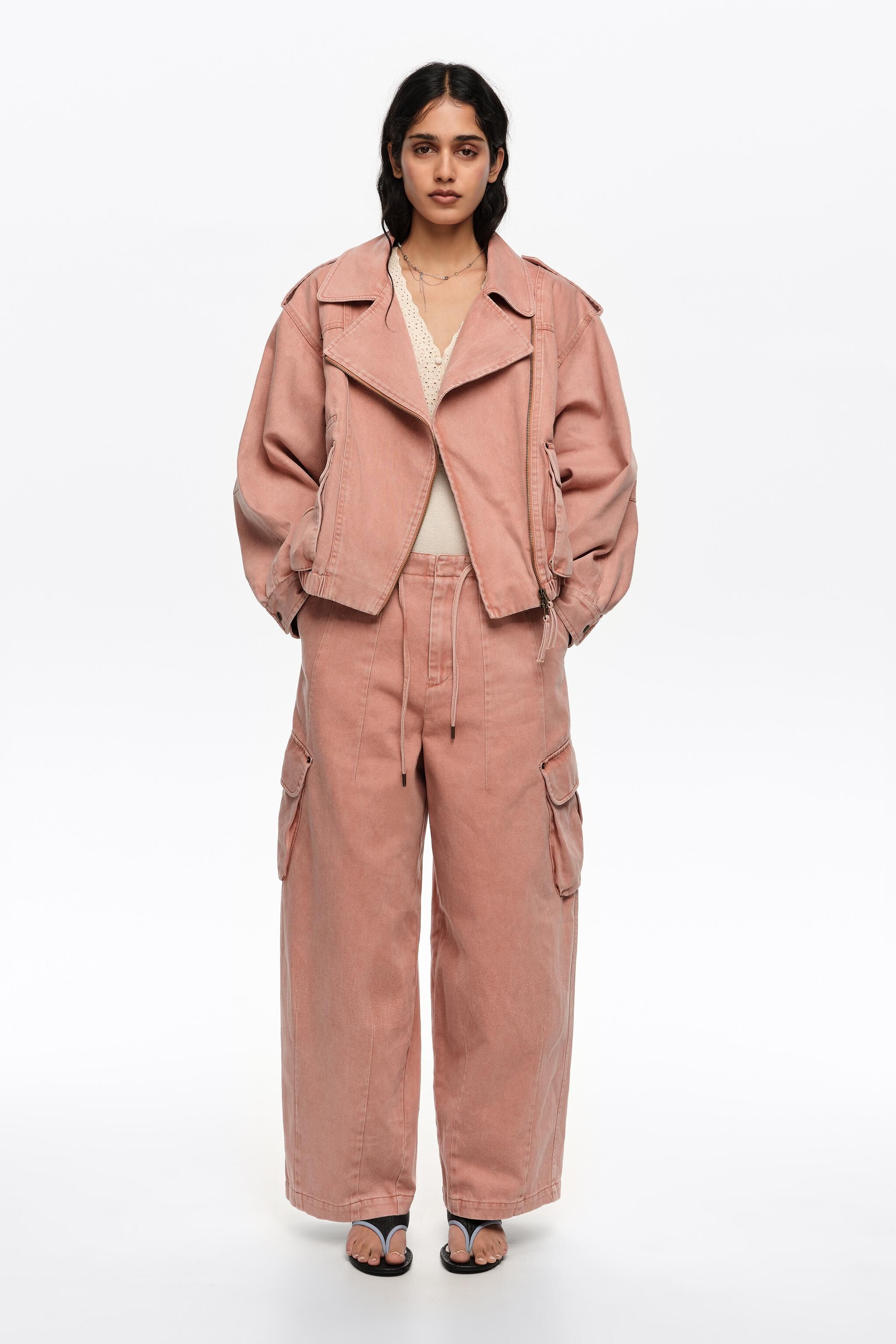 Päron denim dubbelskjorta