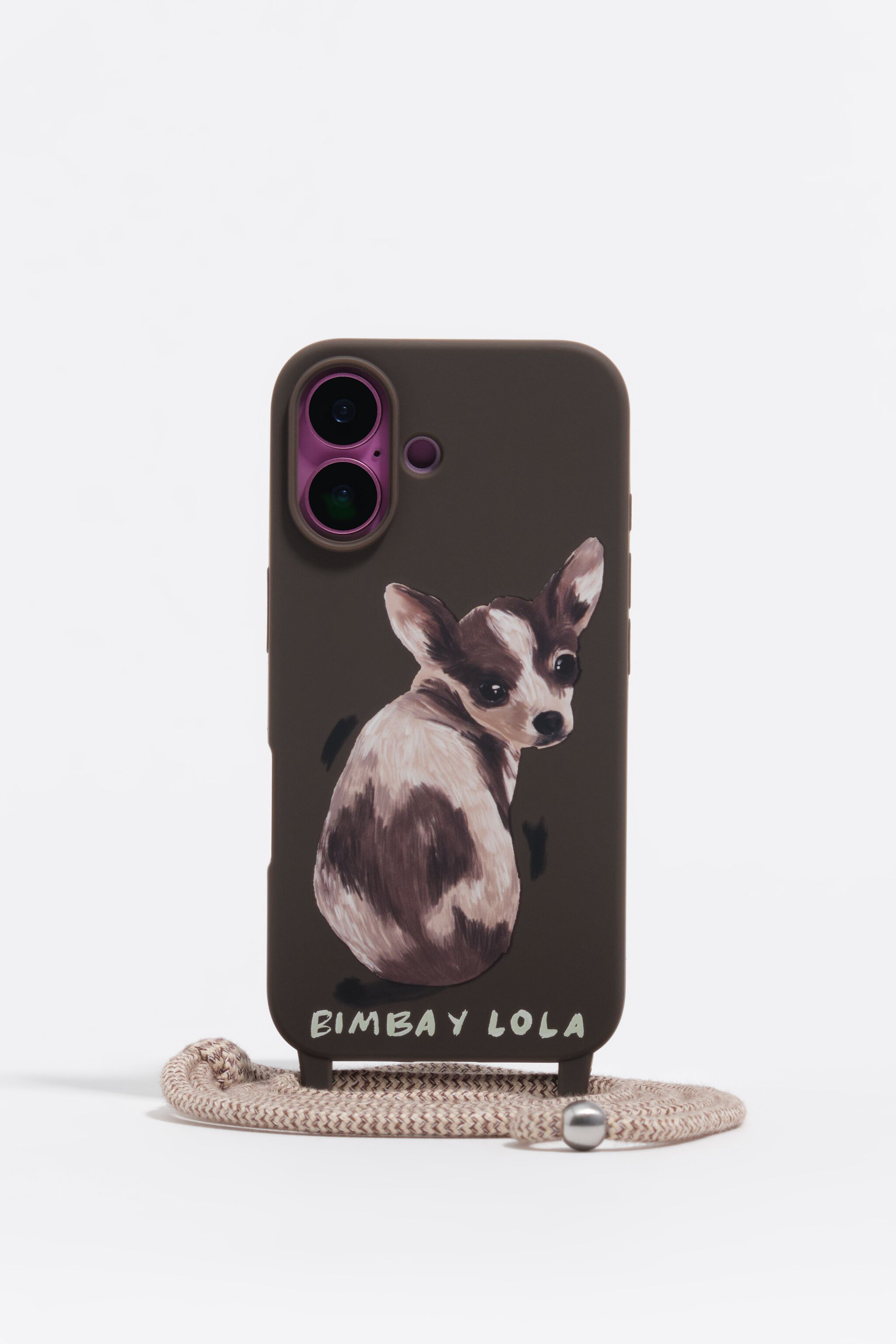 Chokladchihuahua iPhone 16-hård sköld