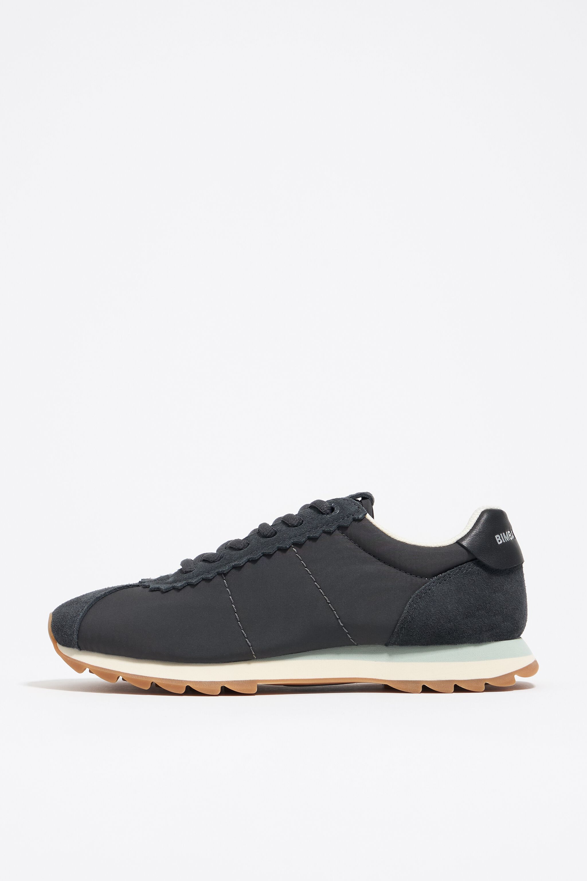Svart retro sudd och nylon 13 18-snickare