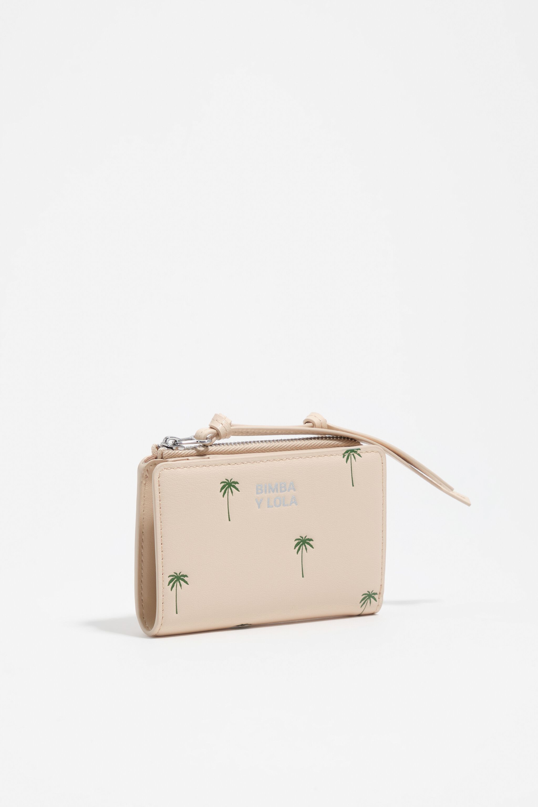 Bamboopalm compact plånbok